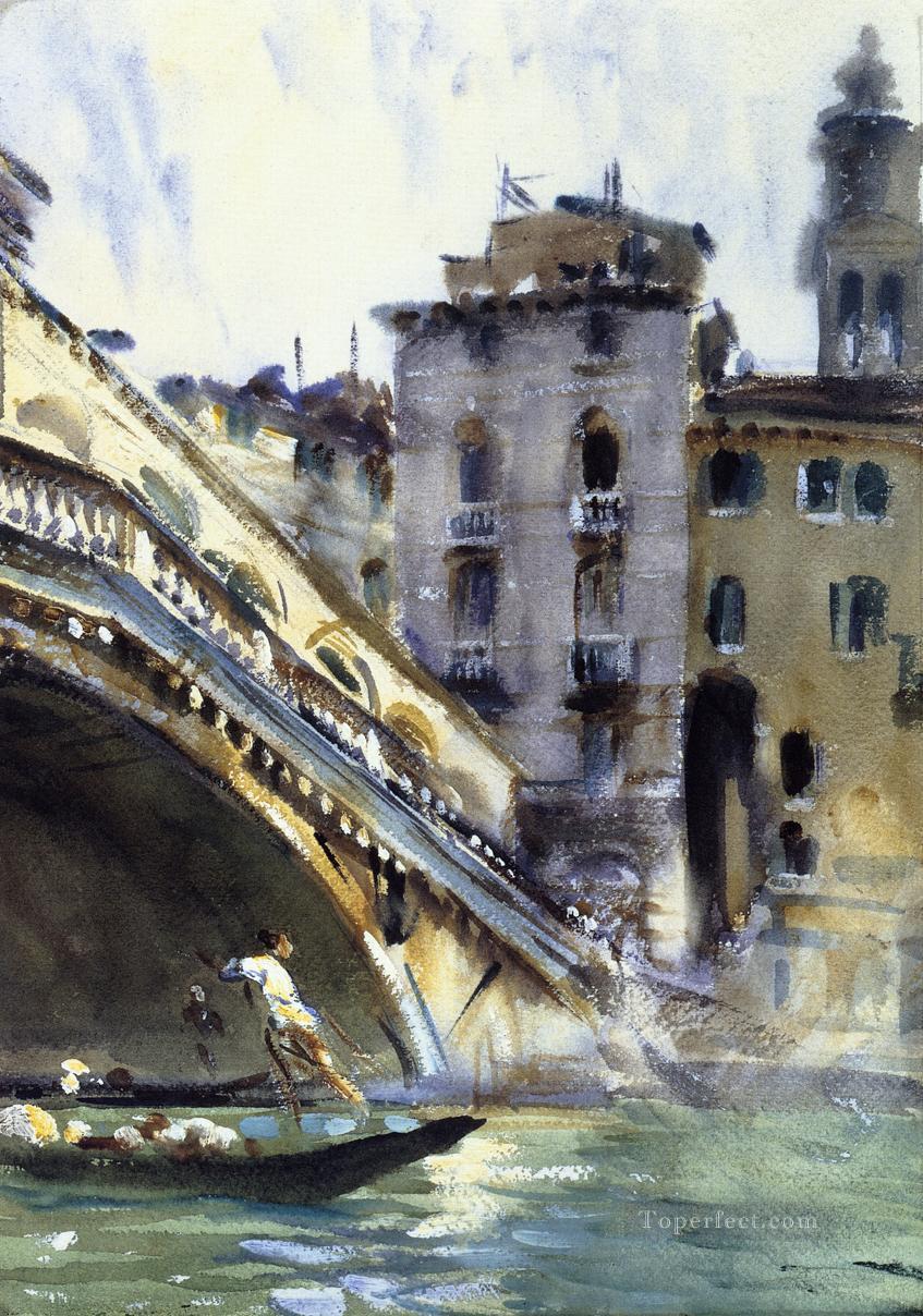 The Rialto Venice John Singer Sargent Oil Paintings